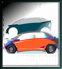 Zeichnung: Auto